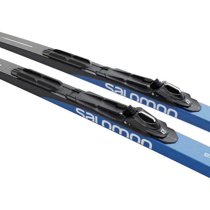 Pack of Salomon S/MAX eSKIN MED cross-country skis + PROLINK SHIFT-IN CL bindings Pack of Salomon S/MAX eSKIN MED cross-country skis + PROLINK SHIFT-IN CL bindings