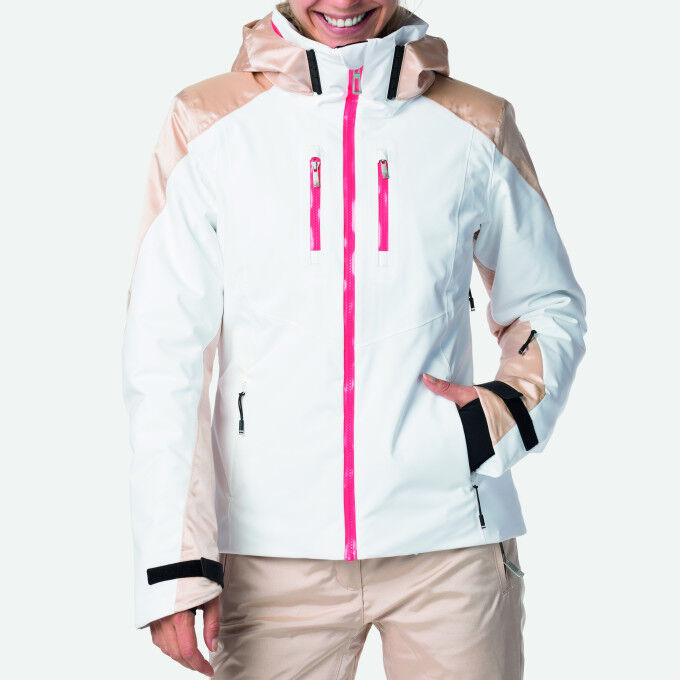 Rossignol COURSE White ski jacket Rossignol COURSE White ski jacket