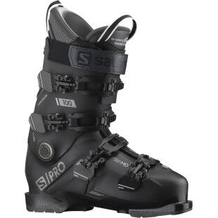 Salomon S/PRO 100 GW Black / Belluga / Dark Silver Metallics ski boots