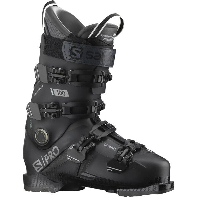 Salomon S/PRO 100 GW Black / Belluga / Dark Silver Metallics ski boots Salomon S/PRO 100 GW Black / Belluga / Dark Silver Metallics ski boots
