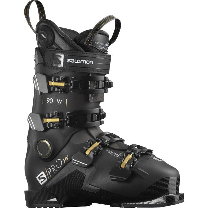 Salomon S/PRO HV 90 W CH Black / Belluga / Golden Glaw ski boots Salomon S/PRO HV 90 W CH Black / Belluga / Golden Glaw ski boots