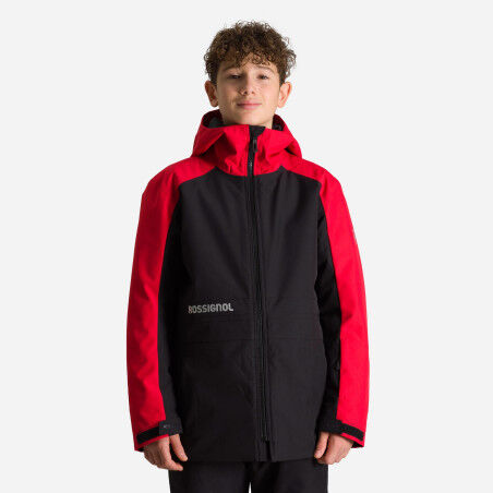 Chaqueta Rossignol BOY FREE Negra/Roja