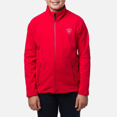 Rossignol BOY FZ CLIM Sports Fleece Red