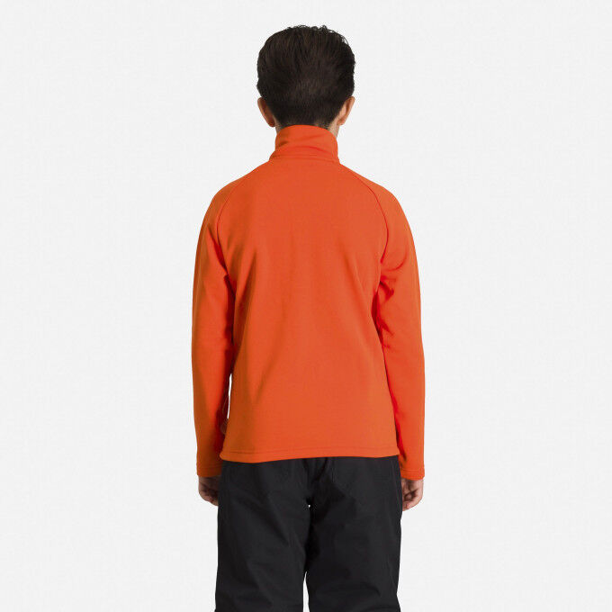 Rossignol BOY FZ CLIM Fleece Lava Orange Rossignol BOY FZ CLIM Fleece Lava Orange