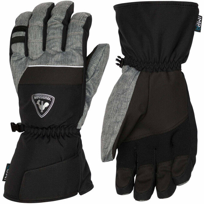 Rossignol IMPR TECH Heather Grey Gloves Rossignol IMPR TECH Heather Grey Gloves