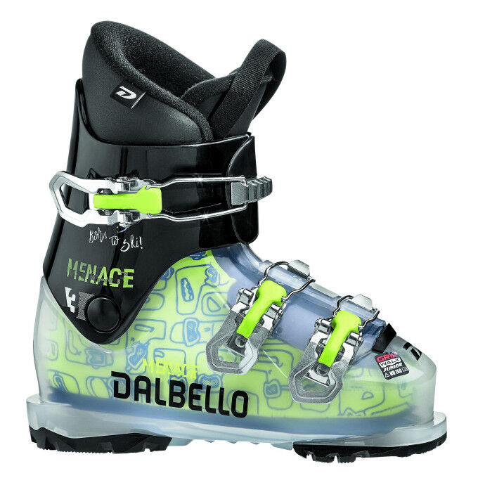 Dalbello MENACE 3.0 GW JR Ski Boots Transparent / Black Dalbello MENACE 3.0 GW JR Ski Boots Transparent / Black
