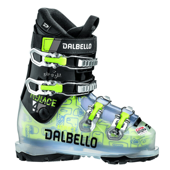 Dalbello MENACE 4.0 GW JR Ski Boots Transparent / Black Dalbello MENACE 4.0 GW JR Ski Boots Transparent / Black