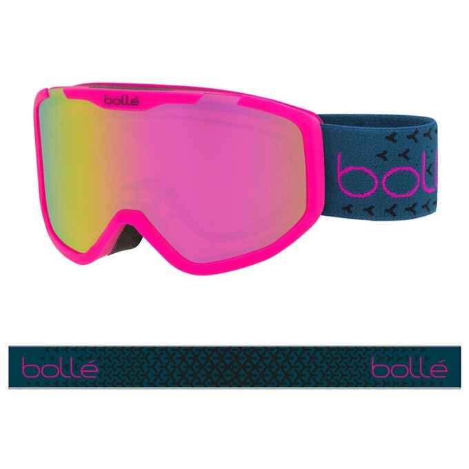 Masque Bollé ROCKET PLUS Pink Blue Matte Rose Gold