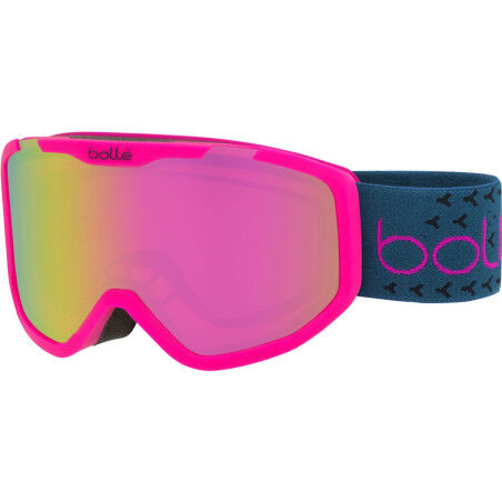 Bollé ROCKET PLUS Pink Blue Matte Rose Gold Goggle