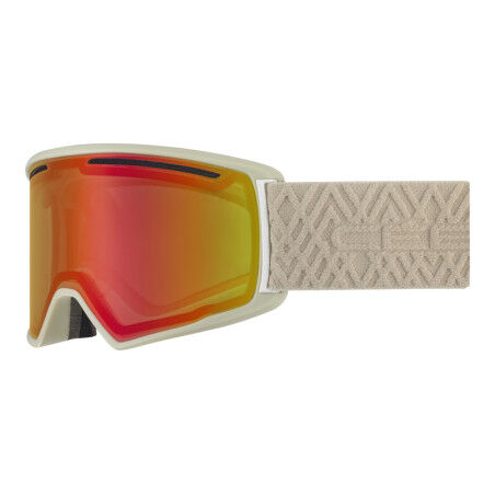 Masque Cébé CORE Matt Sand PC Vario Perfo Amber Flash Red