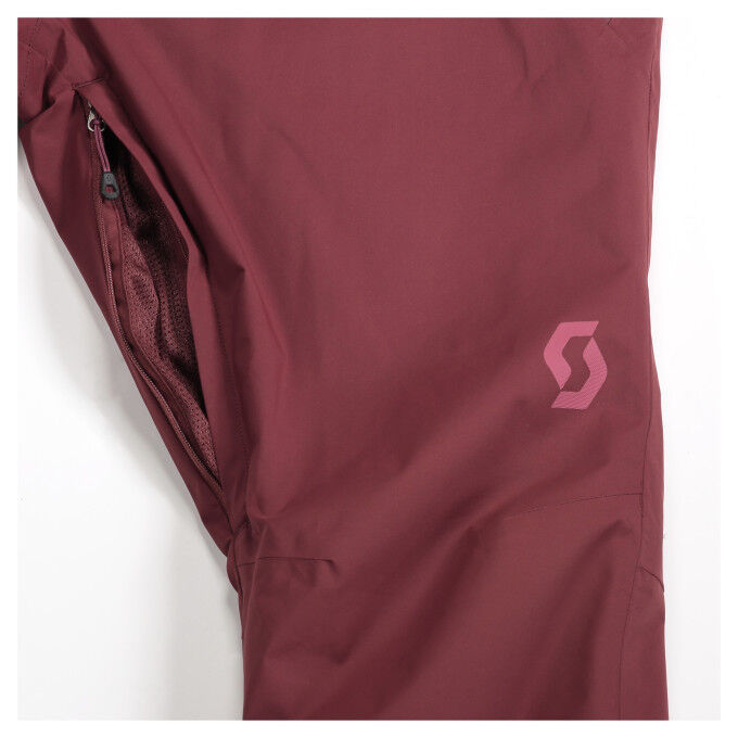 Pantalones Scott W'S ULTIMATE DRX Rojo amaranto