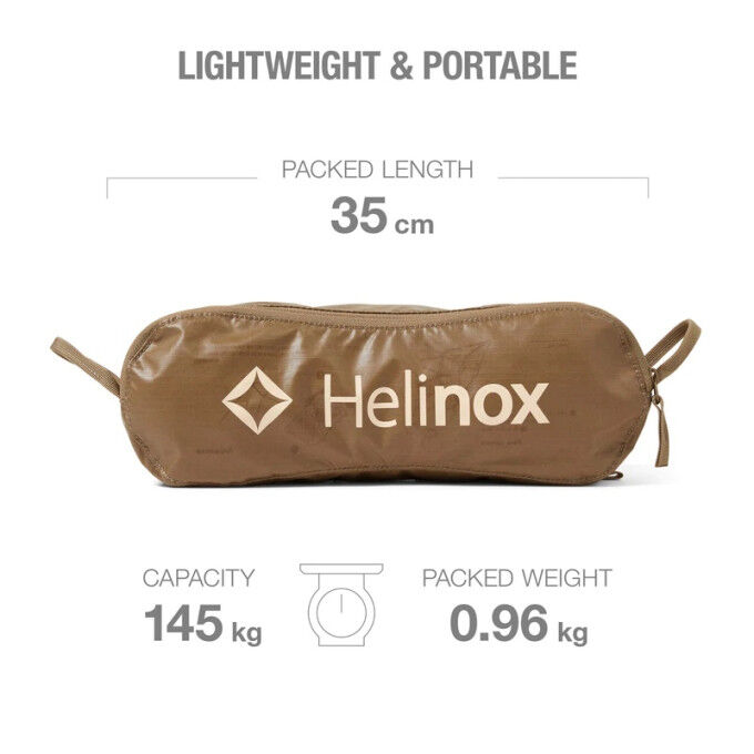 Helinox CHAIR ONE Coyote Tan camping chair Helinox CHAIR ONE Coyote Tan camping chair