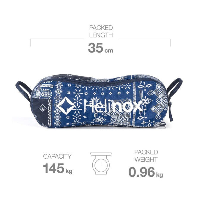 Helinox CHAIR ONE Blue / Bandanna camping chair Helinox CHAIR ONE Blue / Bandanna camping chair
