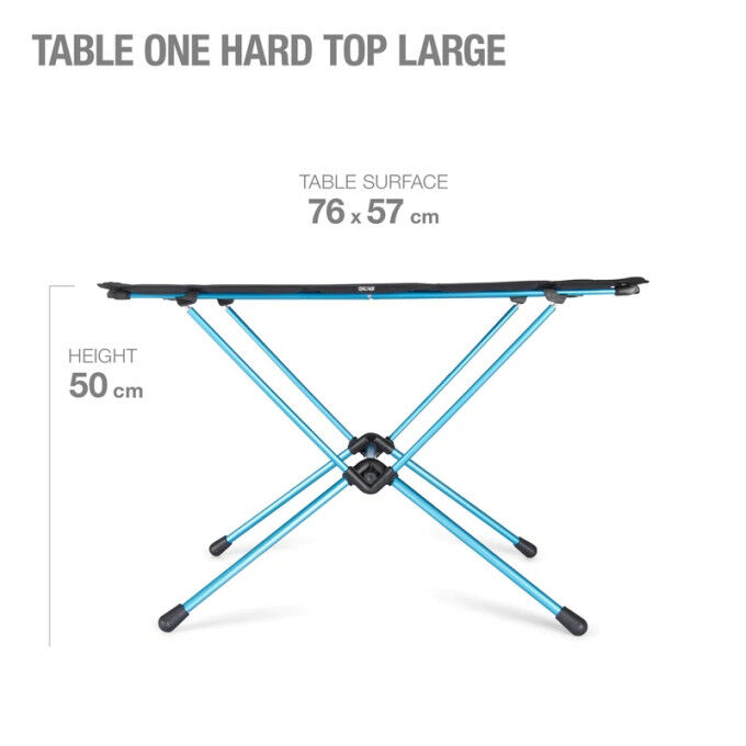 Helinox camping table TABLE ONE HARD TOP BLACK / Large Helinox camping table TABLE ONE HARD TOP BLACK / Large