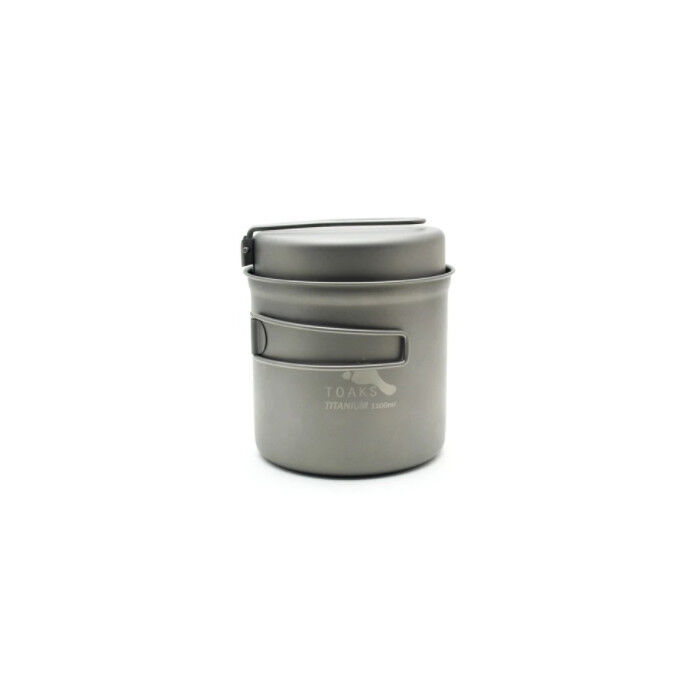 Toaks TITANIUM 1100ML POT WITH PAN Toaks TITANIUM 1100ML POT WITH PAN