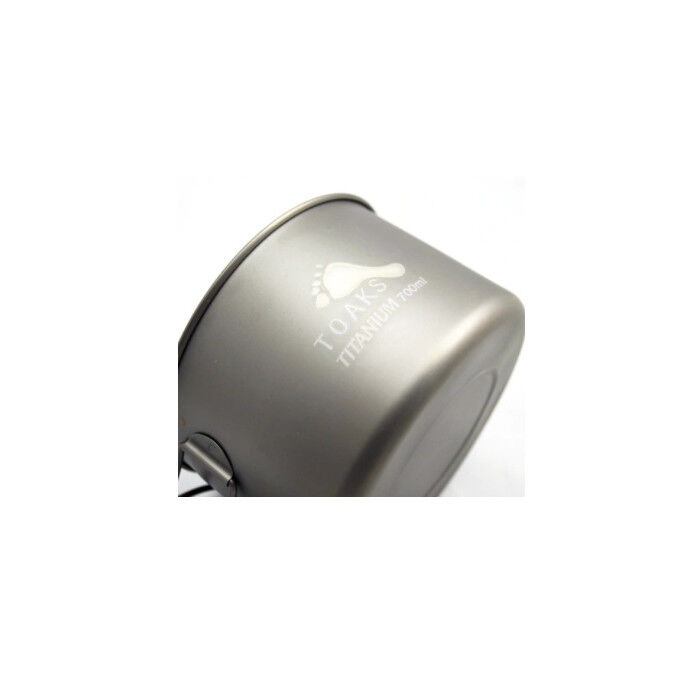 Popote Toaks LIGHT TITANIUM 700ml D115mm Popote Toaks LIGHT TITANIUM 700ml D115mm