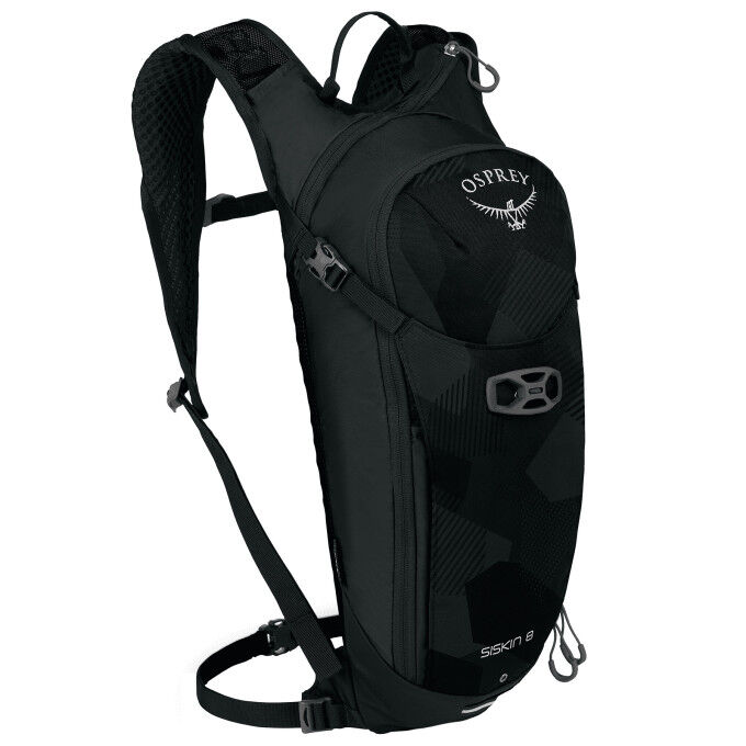Osprey SISKIN 8 Backpack Obsidian Black Osprey SISKIN 8 Backpack Obsidian Black