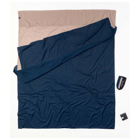 Cocoon COTTON EGYPT RECTANGULAR DOUBLE Sheets Khaki/Tuareg