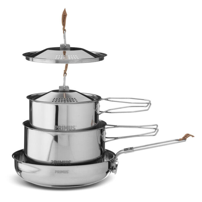Primus CAMPFIRE COOKSET STAINLESS STEEL SMALL set Primus CAMPFIRE COOKSET STAINLESS STEEL SMALL set