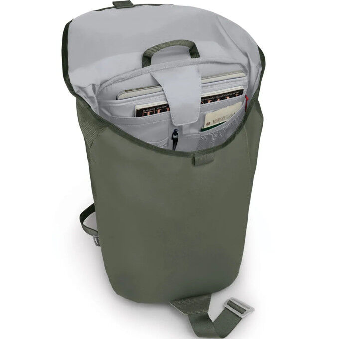 Sac à dos Osprey TRANSPORTER FLAP Haybale Green