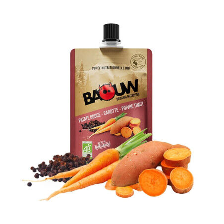 Organic Baouw sweet potato purée CARROT PEPPER 90g