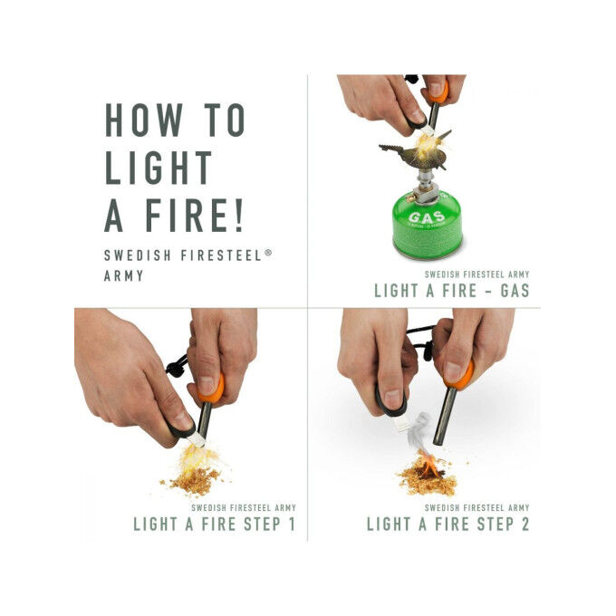 Light My Fire fire starter FIRESTEEL ARMY BIO Slatybl