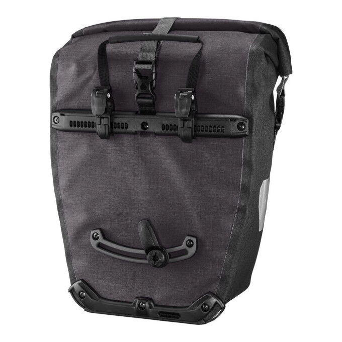 Pair of Ortlieb BACK-ROLLER PLUS Granite Black panniers Pair of Ortlieb BACK-ROLLER PLUS Granite Black panniers