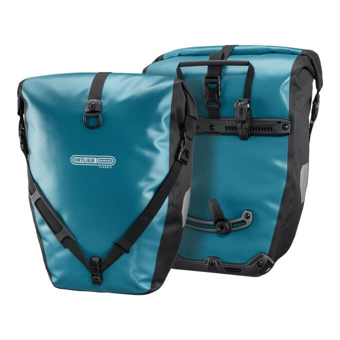 Pair of Ortlieb BACK-ROLLER CLASSIC panniers Petrol / Black
