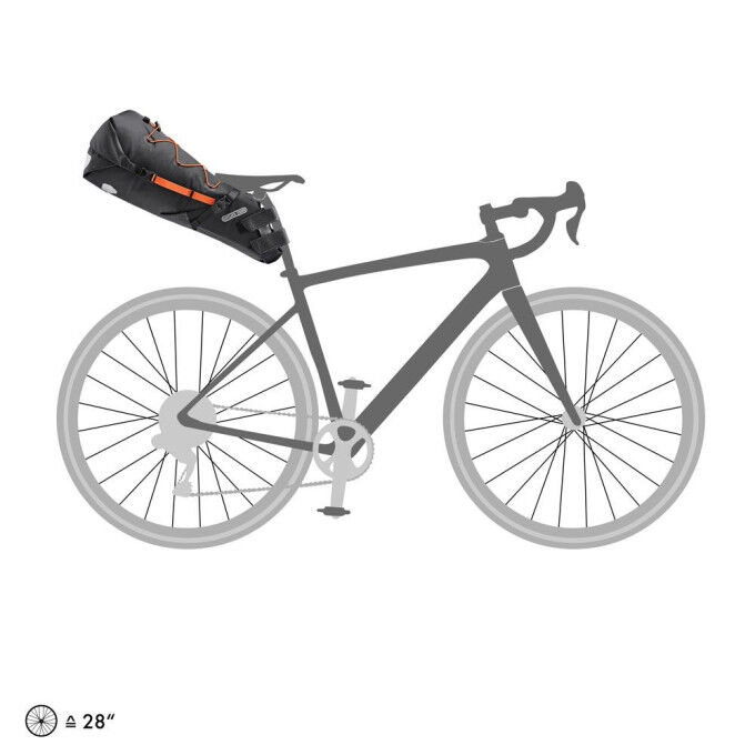 Ortlieb SEAT-PACK 16.5L Black Matt saddle bag Ortlieb SEAT-PACK 16.5L Black Matt saddle bag