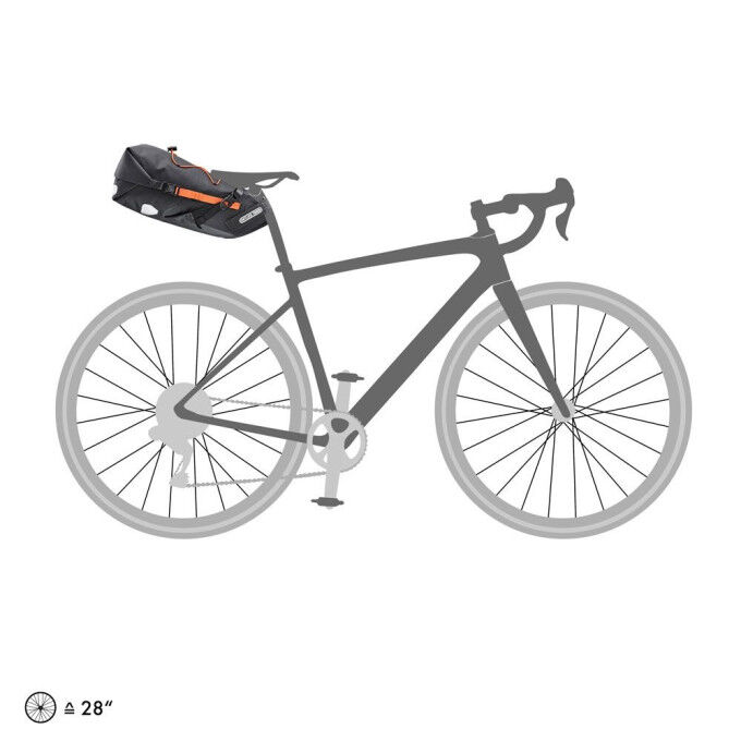Ortlieb SEAT-PACK 11L Black Matt saddle bag Ortlieb SEAT-PACK 11L Black Matt saddle bag