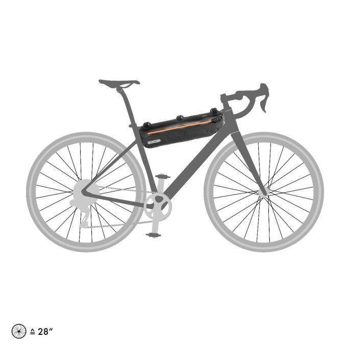Ortlieb FRAME-PACK TOPTUBE 4L Black Matt frame bag Ortlieb FRAME-PACK TOPTUBE 4L Black Matt frame bag