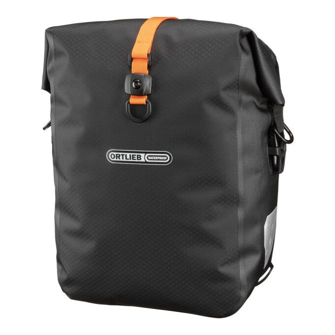 Pair of Ortlieb GRAVEL-PACK 25L Black Matt panniers