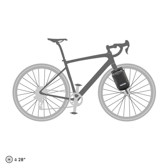 Ortlieb FORK-PACK 3.2L Black Matt fork bag Ortlieb FORK-PACK 3.2L Black Matt fork bag