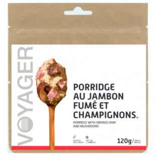 Repas lyophilisé Voyager Porridge au jambon fumé et champignons 120 g