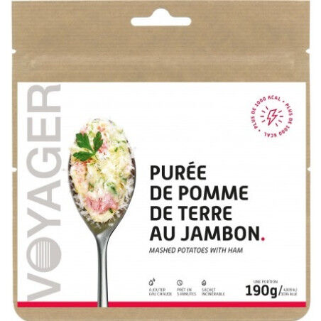Repas lyophilisé Voyager Pommes de terre jambon fromage 190g