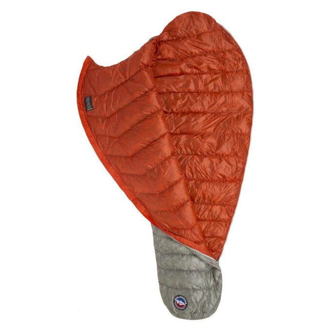 Big Agnes PLUTON UL 40 Gray / Pumpkin sleeping bag