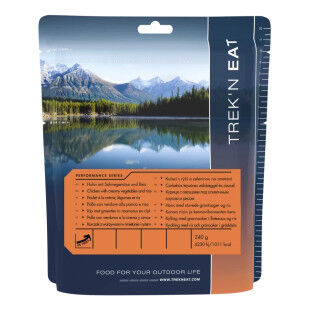 Trek'n eat freeze-dried meal Creamy chicken, vegetables and rice PS1000+
