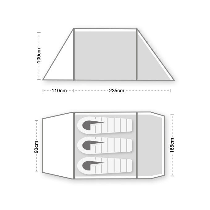 Tente Wild Country HOOLIE COMPACT 3