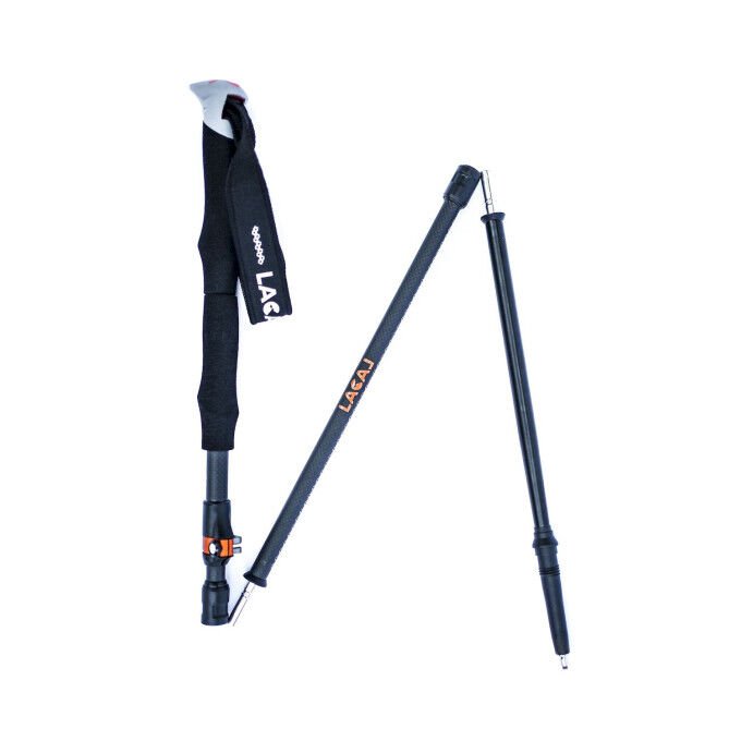 Lacal QUICK STICK COMPACT CARBONE hiking poles Orange Lacal QUICK STICK COMPACT CARBONE hiking poles Orange