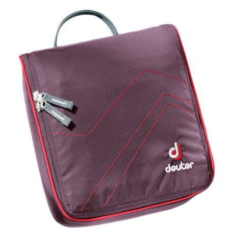 DEUTER WASH CENTER II toiletry bag Aubergine-maron