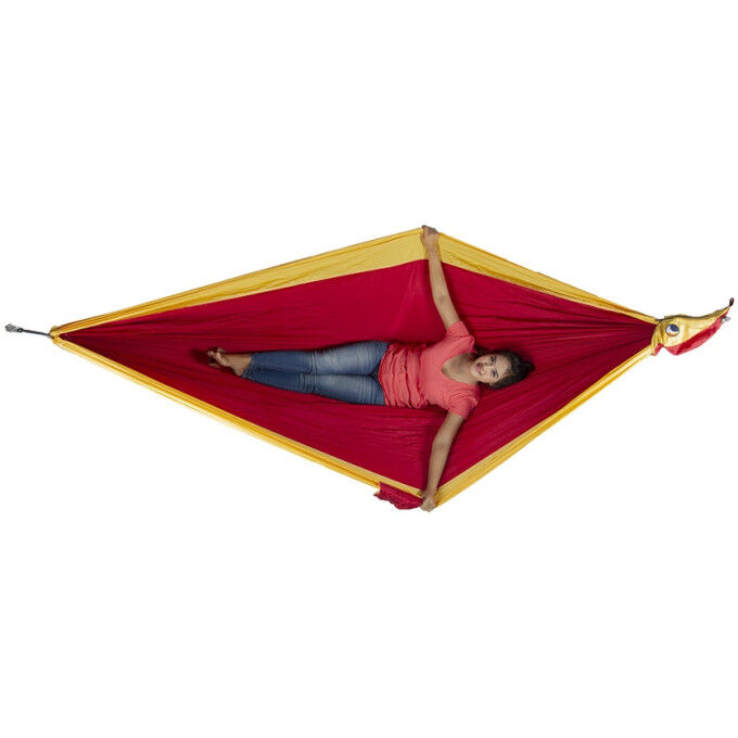 Ticket To The Moon Hammock KING SIZE HAMMOCK Burgundy/Dark Yellow