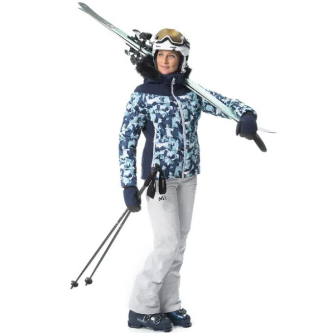 Pantalon Ski Femme MILLET Nallo II - Membrane Imper-Respirante, Coupe Ergonomique - Saphir