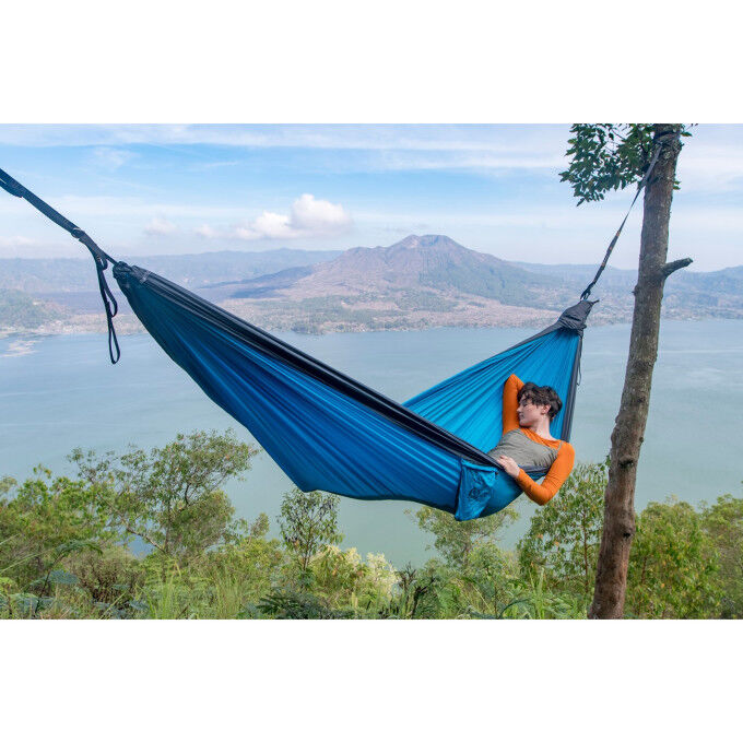 Hamac Ticket To The Moon KING SIZE HAMMOCK Aqua/Dark Grey