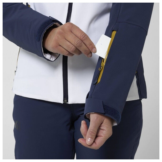 Veste SNOWBASIN JKT W White/Saphir