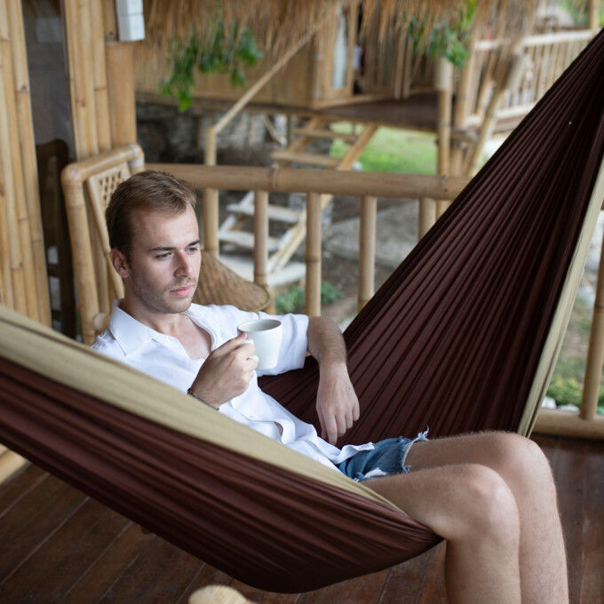 ORIGINAL Ticket to the Moon Hammock 2 Seater Chocolate / Brown ORIGINAL Ticket to the Moon Hammock 2 Seater Chocolate / Brown