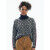 Dale of Norway FIRDA FEM SWEATER Suéter negro blanco roto