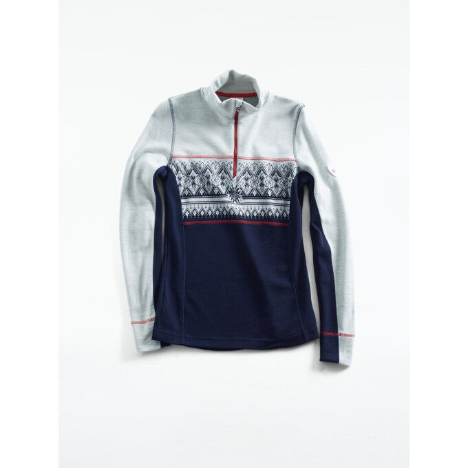 Dale of Norway SUDADERA RONDANE FEM Azul Marino Blanco Frambuesa Sudadera
