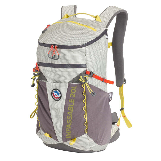 Big Agnes Impassable 20L バックパック デイハイキング用, サメ, OSFA, インパッサブル 20l Big Agnes IMPASSABLE Backpack 20L Fog