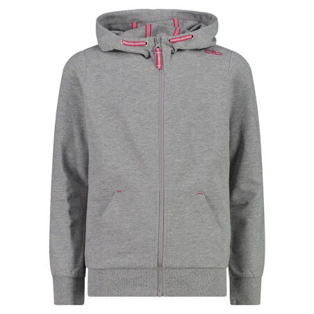 Chaqueta para niños CMP KID JACKET FIX HOOD Grey/Strawberry