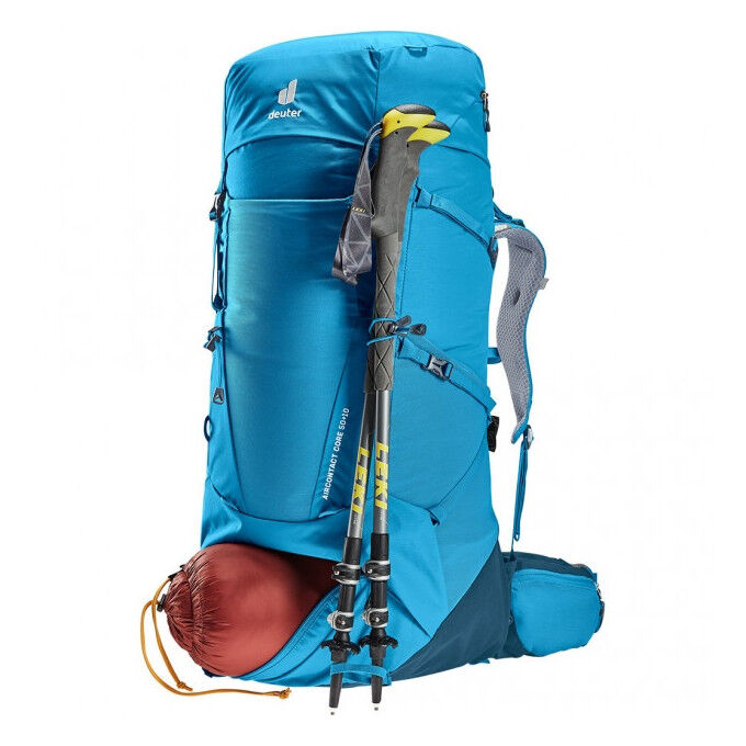 Backpack Deuter AIRCONTACT CORE 50+10 Reef/Ink Backpack Deuter AIRCONTACT CORE 50+10 Reef/Ink